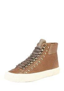 Diesel, Damen Sneaker High mit Nieten 'Mustave', Braun