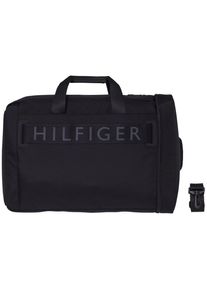 Tommy Hilfiger, Herren Handtasche 'HILFIGER CONVERTIBLE COMPUTER BAG', Schwarz