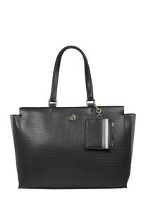 Tommy Hilfiger, Damen Tasche 'Effortless Saffiano', Schwarz