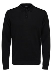 Selected Homme, Herren Poloshirt, Schwarz