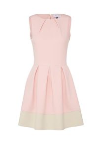 Closet London, Damen Cocktailkleid, Pink / Naturwei&szlig;