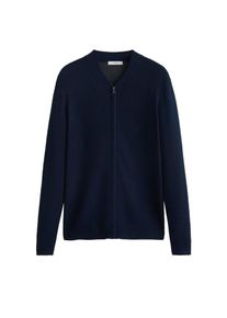Mango Man, Herren Cardigan 'Lexuszip', Navy