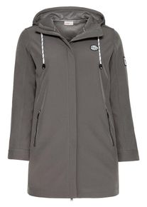 sheego Casual, Damen Outdoorjacke, Dunkelgrau