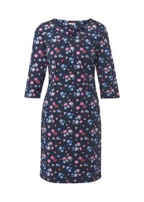 Tom Tailor, Damen Kleid, Nachtblau / Mischfarben