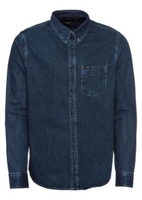 Lee, Herren Hemd 'Button Down', Blue Denim