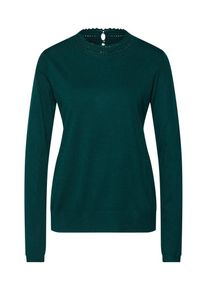 Kookai, Damen Pullover 'PULL ENCOLURE CROCHE', Jade