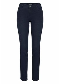 Arizona, Damen Slim-fit-Jeans 'mit Thermo Effekt', Dunkelblau