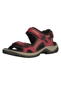 Ecco, Damen Sandalen, Dunkelrot / Schwarz