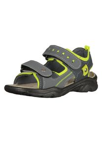 Ricosta, Sandalen, Neongelb / Grau / Basaltgrau