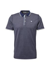 Tom Tailor, Herren Poloshirt, Navy / Khaki / Weiß