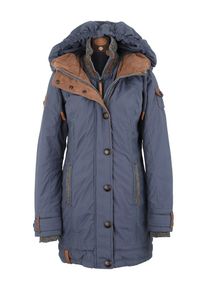 Naketano, Damen Winterjacke 'A Woman Will Rise Up', Rauchblau