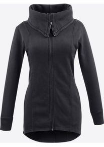 Trueprodigy, Damen Sweatjacke 'Vicky', Grau / Dunkelgrau