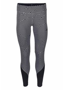 adidas Performance, Damen Funktionstights 'D2M RR', Grau / Schwarz