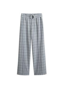 Mango, Damen Hose 'Pala', Graumeliert / Schwarz