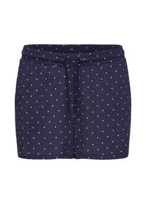 s.Oliver RED LABEL, Damen Shorts, Nachtblau / Wei&szlig;