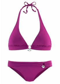 s.Oliver RED LABEL, Damen Triangel-Bikini, Lila