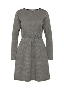 Tom Tailor Denim, Damen Kleid, Schwarz / Weiß