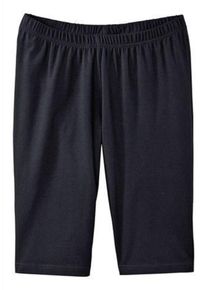 sheego Casual, Damen Basic Radlerhose, Schwarz