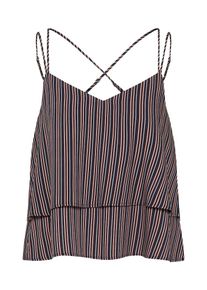 Review, Damen Top 'LAYER', Nude / Nachtblau / Rot