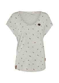 Naketano, Damen Shirt 'Immer auf brav', Grau