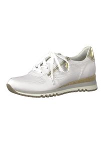 Marco Tozzi, Damen Sneakers, Gold / Wei&szlig;