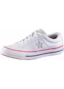 Converse, Herren Sneaker 'One Star Ox', Navy / Graumeliert / Hellrot / Wei&szlig;