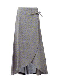 Tom Tailor Denim, Damen Rock, Nachtblau / Goldgelb / Flieder