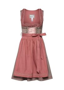 Marjo, Damen Dirndl 'Dana', Hellbraun / Lachs