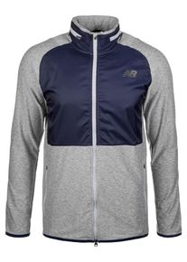 New Balance, Herren Laufjacke 'Anticipate', Navy / Graumeliert