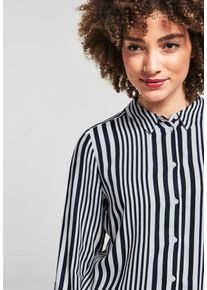 Street One, Damen Bluse, Schwarz / Wei&szlig;