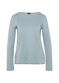 Tom Tailor, Damen Gepunktetes Sweatshirt, Hellblau