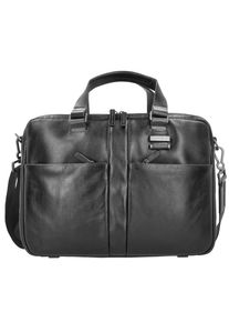 Samsonite, Herren West Harbor Businesstasche Leder 39 cm, Schwarz