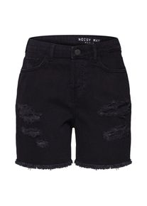 Noisy may, Damen Shorts 'BE LIV NW AZ046BL 1', Black Denim