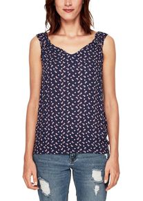 s.Oliver RED LABEL, Damen Bluse, Navy / Rot