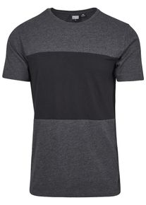 Urban Classics, Herren T-Shirt, Anthrazit / Schwarz