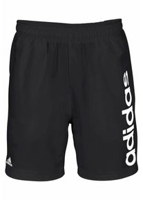 adidas Performance, Herren Shorts 'ESSENTIAL LINEAR CHLSEA 2', Schwarz / Weiß