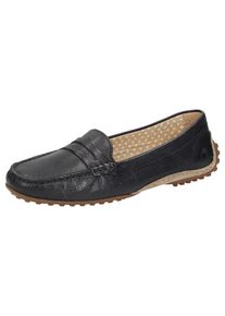 Sioux, Damen Slipper 'Cacciola', Beige / Nachtblau