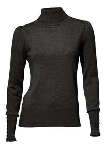 Heine, Damen Rollkragenpullover, Dunkelbraun