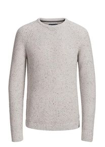 Jack & Jones JACK & JONES, Herren Strickpullover, Camel / Beigemeliert