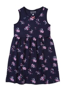 Blue Seven, Mädchen Kleid, Dunkelblau / Rosa