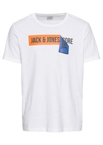 Jack & Jones JACK & JONES, Herren T-Shirt 'JCOPOSSIBLE TEE SS CREW NECK', Wei&szlig;