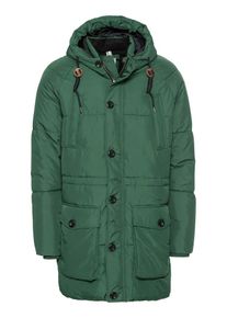 Jack & Jones JACK & JONES, Herren Steppmantel 'JORFORTUNE PARKA JACKET', Dunkelgrün