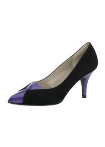 Heine, Damen Pumps, Helllila / Schwarz