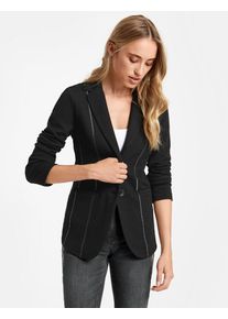 Taifun, Damen Blazer, Schwarz