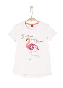 s.Oliver Junior, Mädchen Shirt, Graumeliert