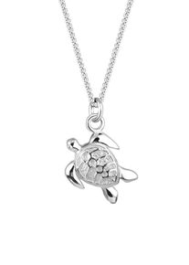 Elli, Damen Kette 'Schildkröte', Silber
