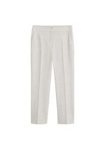 Mango, Damen Hose 'Vigore', Hellgrau