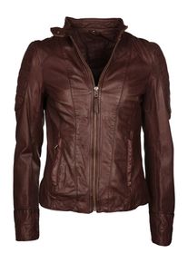 Mustang, Damen Lederjacke 'Gil', Braun