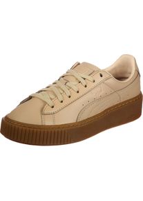 Puma, Damen Platform Veg Tan NATUREL, Hellbeige / Braun