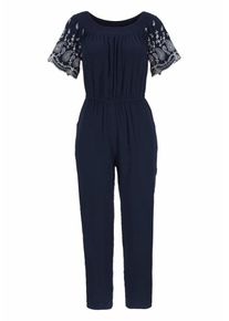 AJC, Damen Overall, Marine / Wei&szlig;